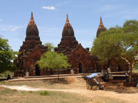 Payathonzu Temple, Minnanthu-Bagan, Myanmar